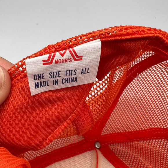 Vintage Minnesota Commercial Mohr's Trucker Hat Snapback Cap New Men‎ - Picture 8 of 9